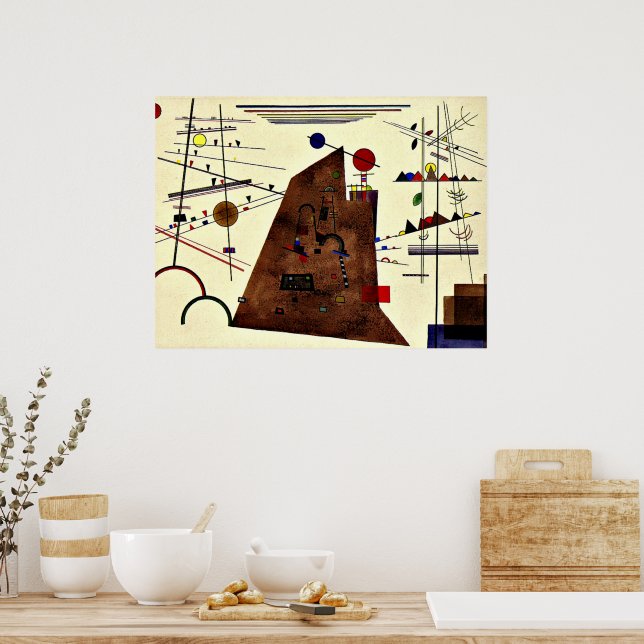 Kandinsky - Heavy between Light Poster (Kitchen)