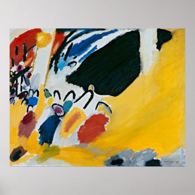 Kandinsky Impression III Concert Abstract Painting Poster (Front)