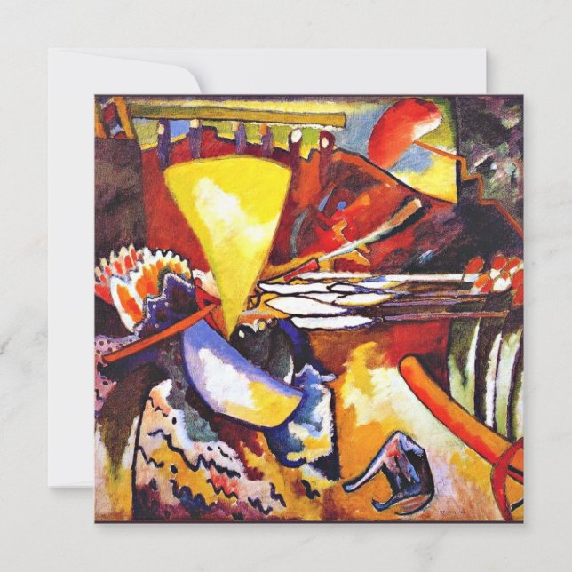 Kandinsky - Improvisation 11, abstract art Card (Front)
