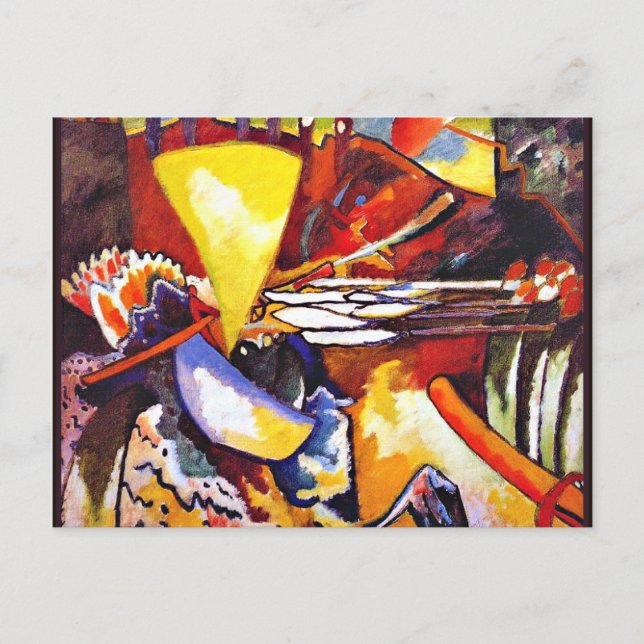 Kandinsky - Improvisation 11, abstract art Postcard (Front)