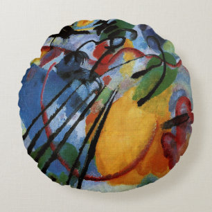 Kandinsky - Improvisation 26, Rowing Round Cushion