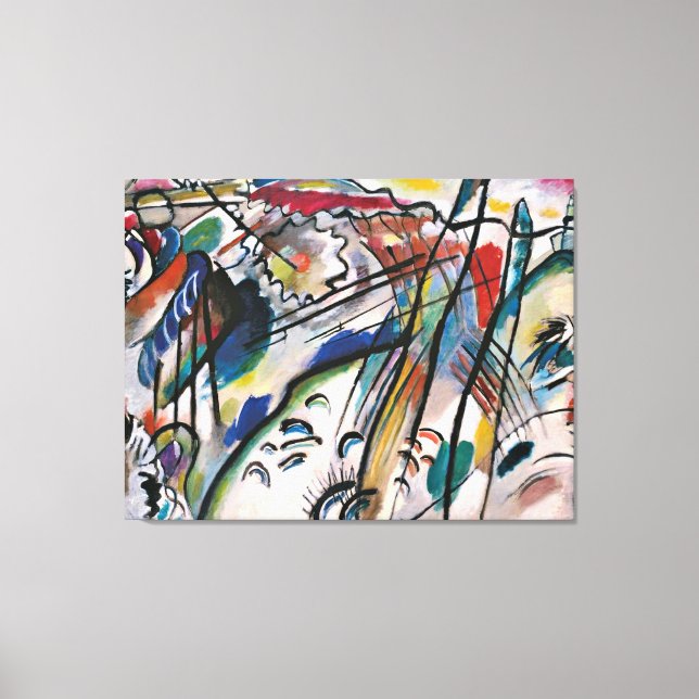 Kandinsky - Improvisation (second version) Canvas Print (Front)
