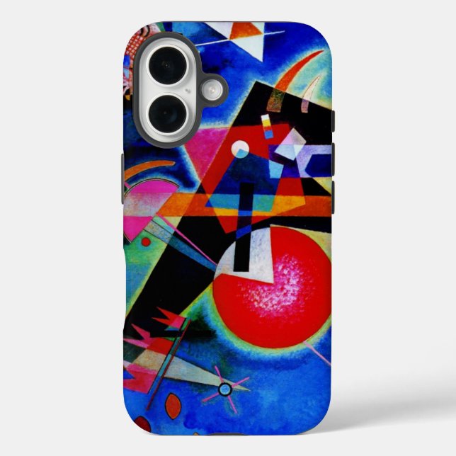 Kandinsky in Blue Abstract Painting Case-Mate iPhone Case (Back)
