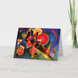 Kandinsky - In Blue, famous artwork Card
