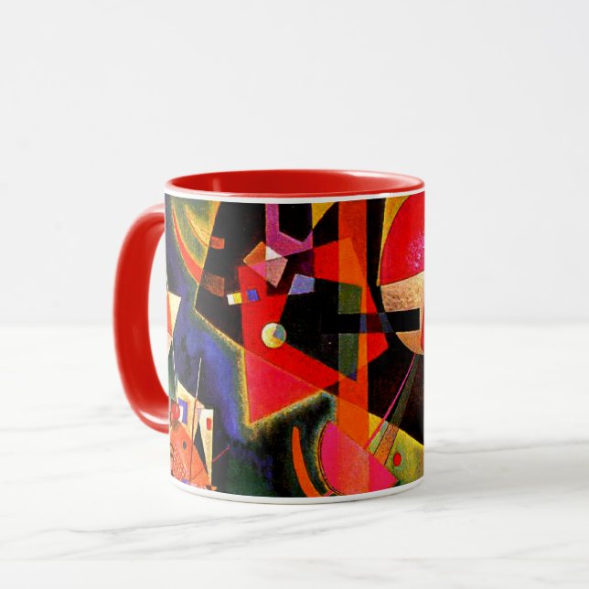 Kandinsky - In Blue, famous artwork Mug (Front Left)