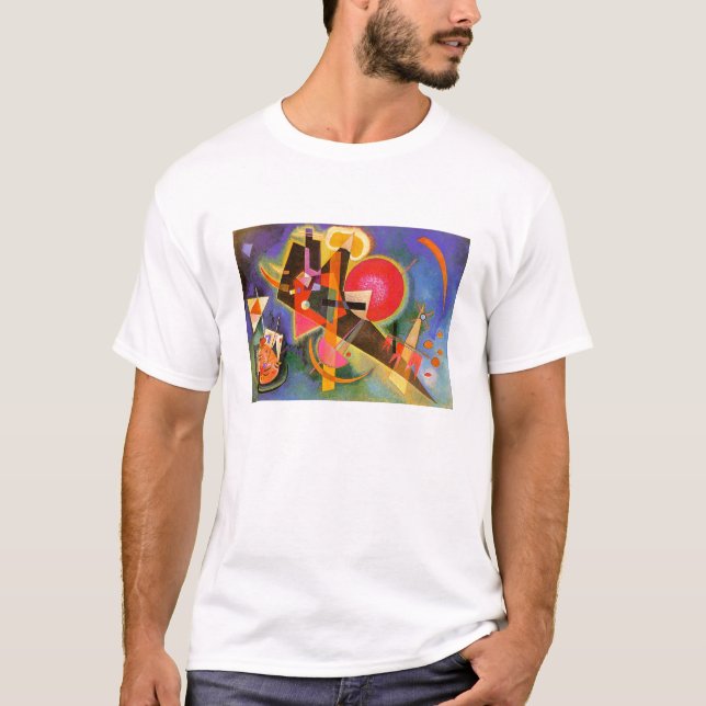 Kandinsky In Blue T-shirt (Front)