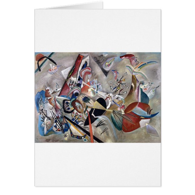Kandinsky In Grey Abstract Artwork (Front)
