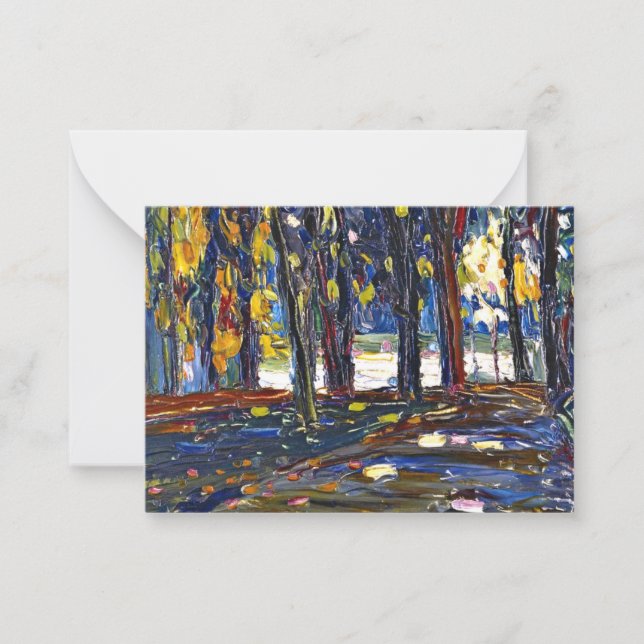 Kandinsky - In the Park of St. Cloud - Autumn II Card (Front)