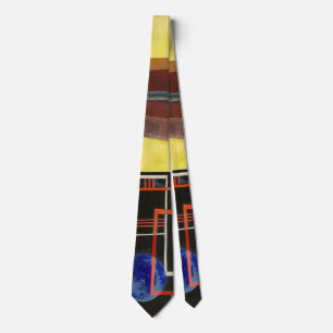 Kandinsky Inner Alliance Abstract Artwork Tie