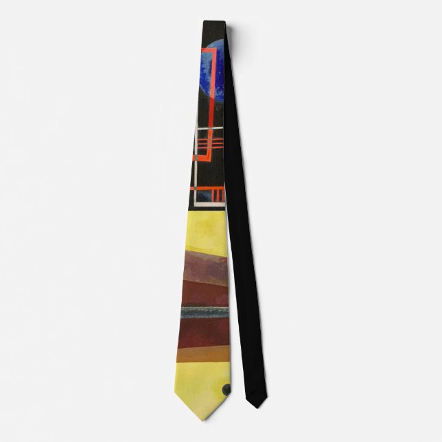 Kandinsky Inner Alliance Abstract Artwork Tie (Front)