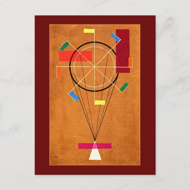 Kandinsky - Jolly, abstract painting, Postcard (Front)