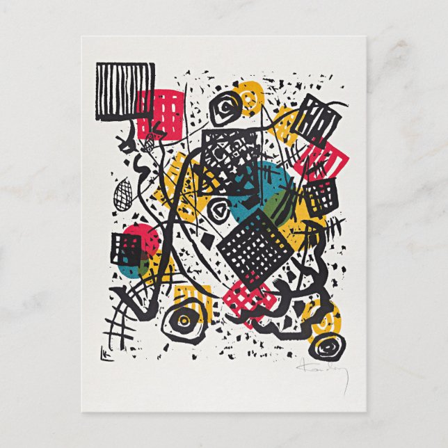 Kandinsky - Kleine Welten V, Postcard (Front)