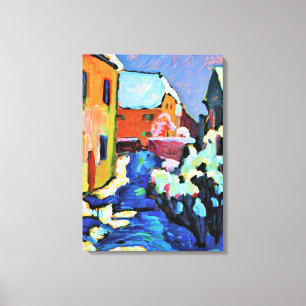 Kandinsky - Kochel, Graveyard and Rectory Canvas Print
