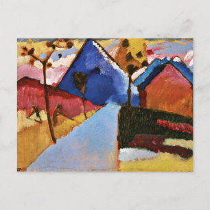 Kandinsky - Kochel, Straight Road Postcard