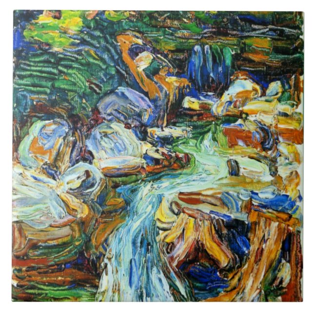 Kandinsky - Kochel - Waterfall II Tile (Front)