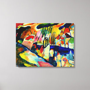 Kandinsky - Landscape with Rain Canvas Print