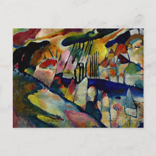 Kandinsky - Landscape with Rain Postcard (Front)