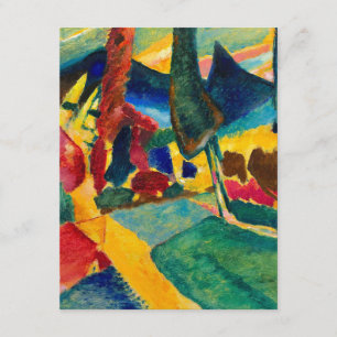 Kandinsky Landscape with Two Poplars Enclosure Card