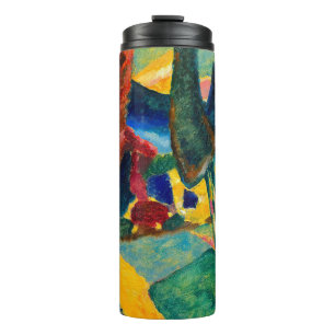 Kandinsky Landscape with Two Poplars Thermal Tumbler