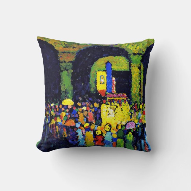 Kandinsky - Ludwigkirche in Murnau, Cushion (Front)