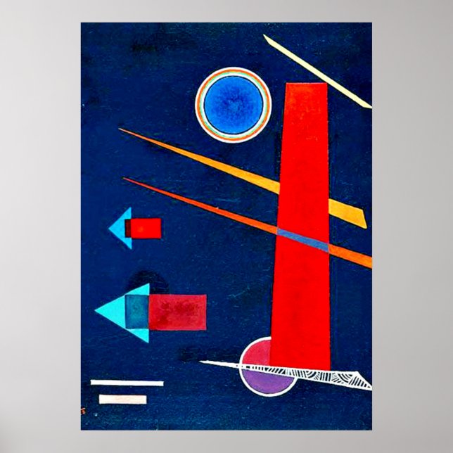 Kandinsky - Mighty Red Poster (Front)