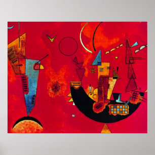 Kandinsky Mit und Gegen Abstract Painting Poster