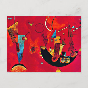 Kandinsky - Mit und Gegen Holiday Postcard