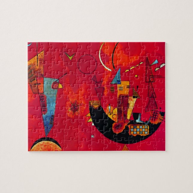 Kandinsky Mit und Gegen Jigsaw Puzzle (Horizontal)