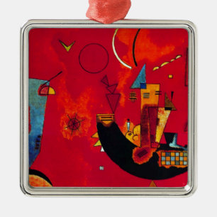 Kandinsky Mit und Gegen Metal Tree Decoration