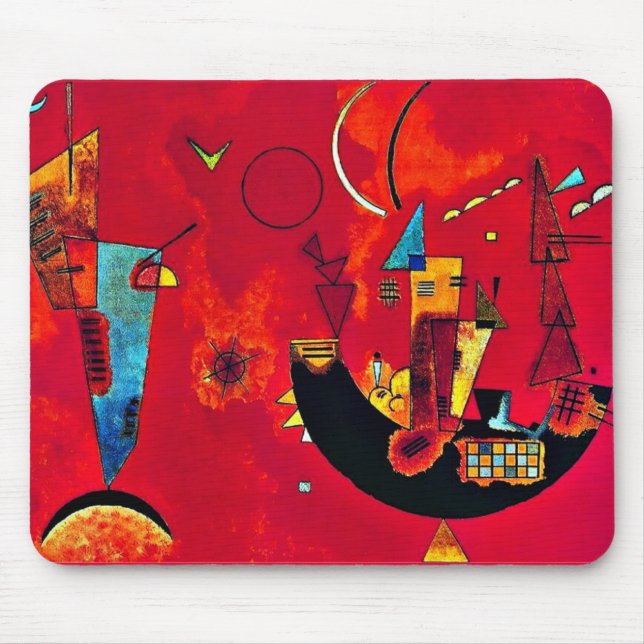 Kandinsky - Mit und Gegen Mouse Pad (Front)