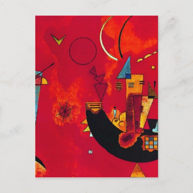 Kandinsky Mit und Gegen Postcard (Front)