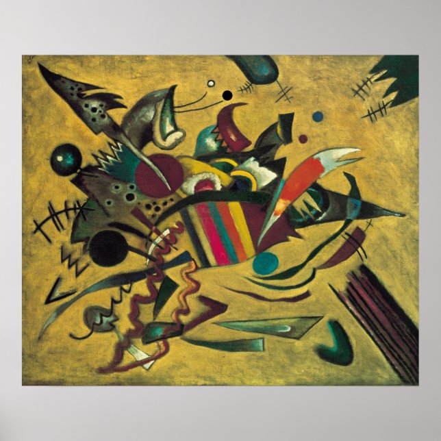 Kandinsky Modern Absract Expressionist Artwork Poster (Front)
