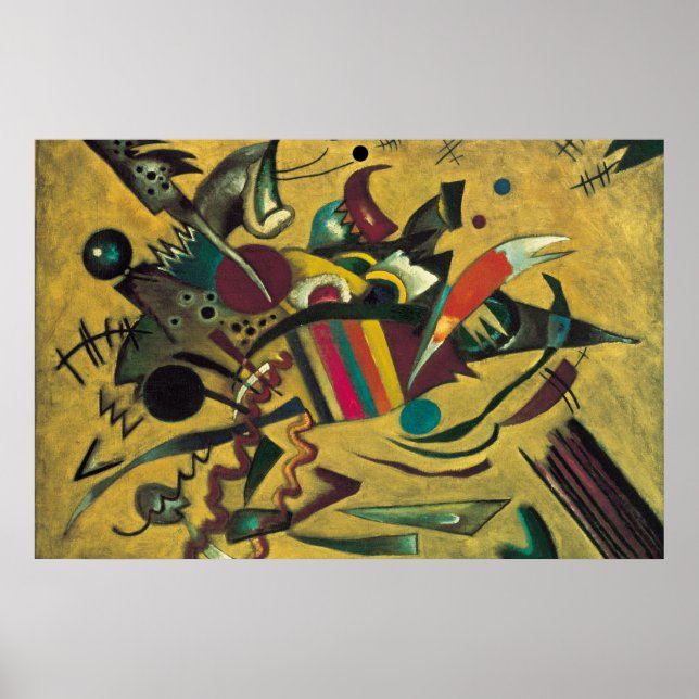 Kandinsky Modern Absract Expressionist Artwork Poster (Front)
