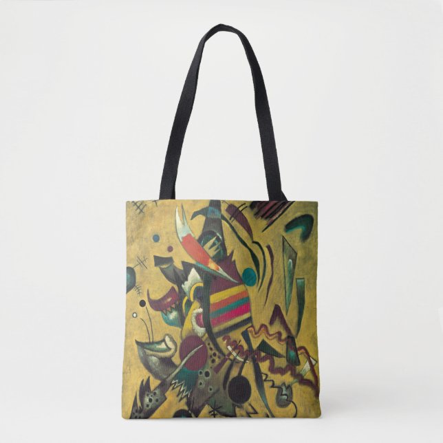 Kandinsky Modern Absract Expressionist Artwork Tote Bag (Front)