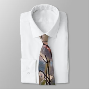 Kandinsky Modern Abstract Artwork Tie