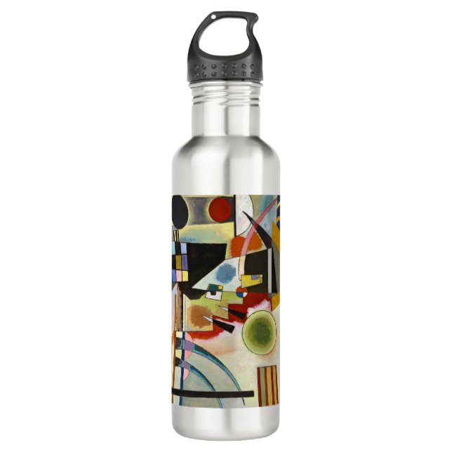 Kandinsky Modern Abstract Colorful Artwork 710 Ml Water Bottle (Front)
