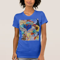 Kandinsky Modern Abstract Painting Art Royal Blue