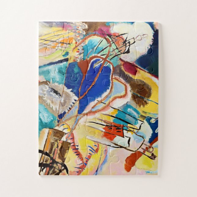 Kandinsky Modern Abstract Painting Artwork Jigsaw Puzzle (Vertical)