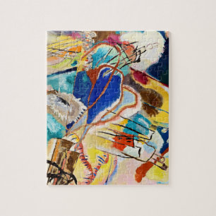 Kandinsky Modern Abstract Painting Artwork Jigsaw Puzzle
