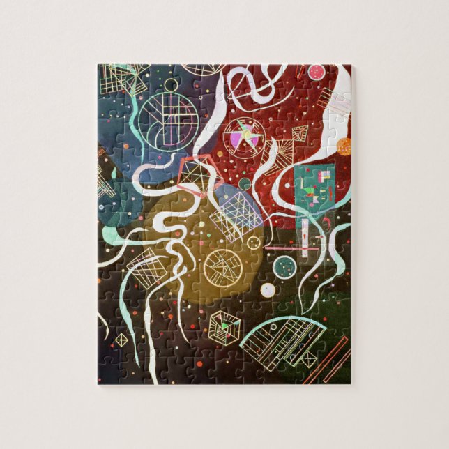 Kandinsky - Movement I - Abstract Russian Art Jigsaw Puzzle (Vertical)