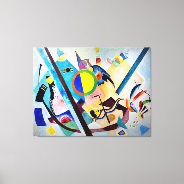 KANDINSKY - MULTICOLORED CIRCLE - 1921 - Bauhaus - Canvas Print (Front)