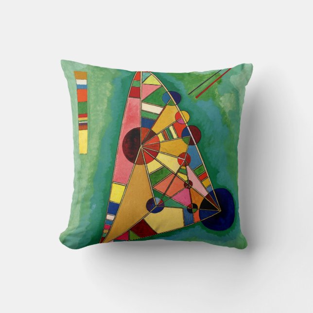 Kandinsky - Multicolored Triangle, Cushion (Front)