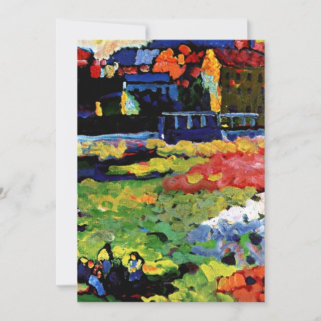 Kandinsky - Munich-Schwabing with the Church Card (Front)