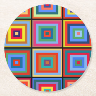 Kandinsky No. 52 Round Paper Coaster