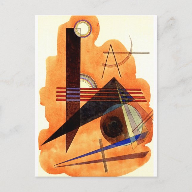 Kandinsky - Obstinate Brown Postcard (Front)