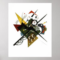 Kandinsky On White II - Abstract Expressionist Art