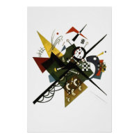 Kandinsky On White II - Abstract Expressionist Art