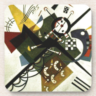 Kandinsky On White II Coaster