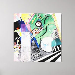 KANDINSKY - OPEN GREEN - 1923 - Bauhaus - Canvas Print