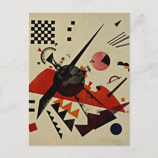 Kandinsky - Orange Postcard (Front)
